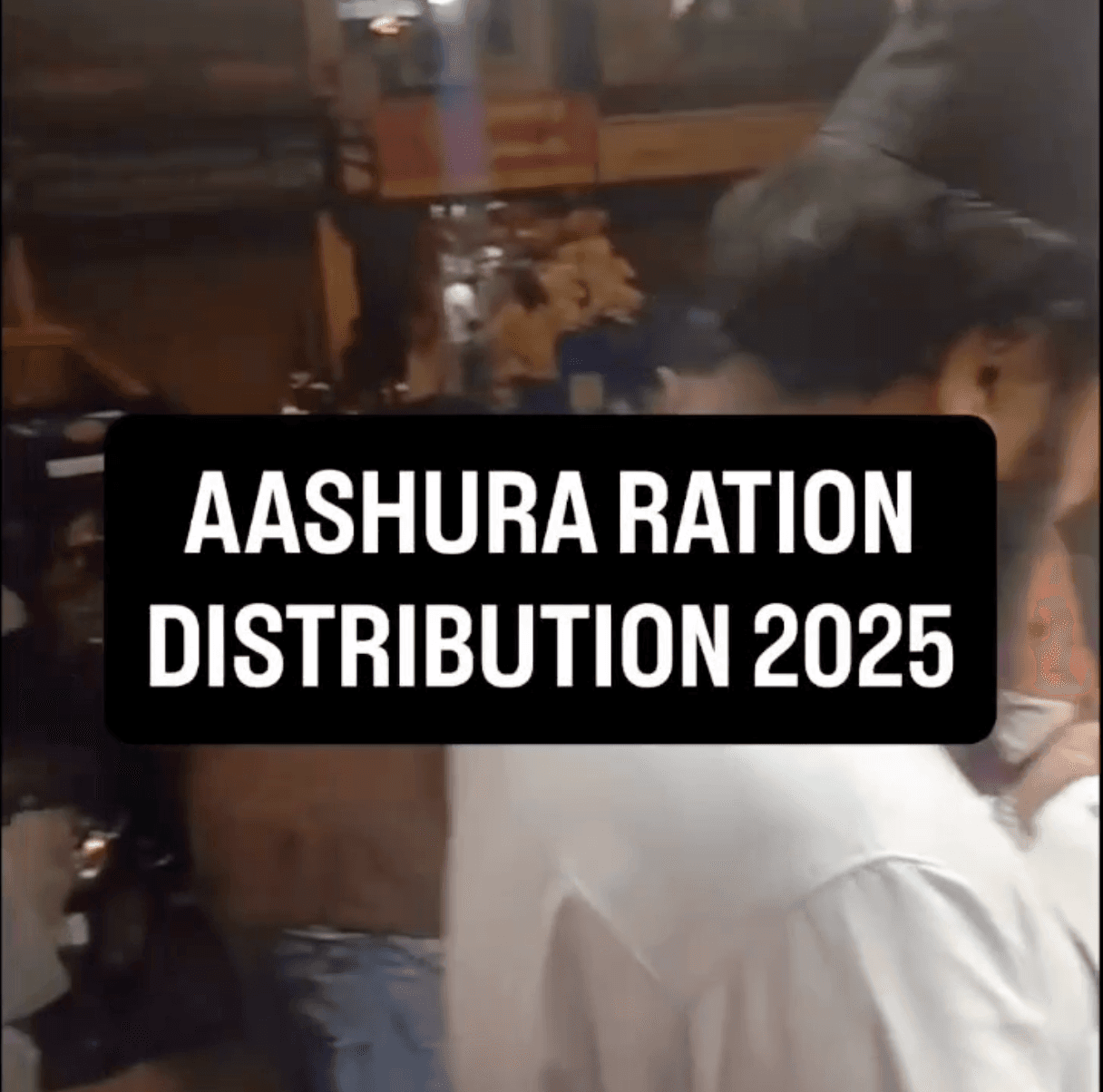 Aashura Ration Distribution information